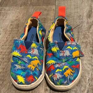 TOMS Toddler Dinosaur shoes 8